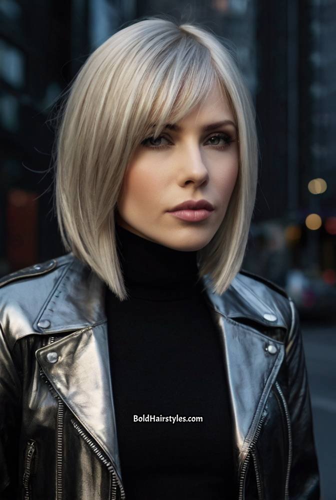 20. Silver Blonde with a Metallic Finish