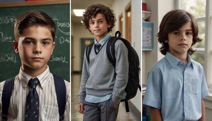 23 Neat Boys Haircuts for School That Are Trendy & Smart