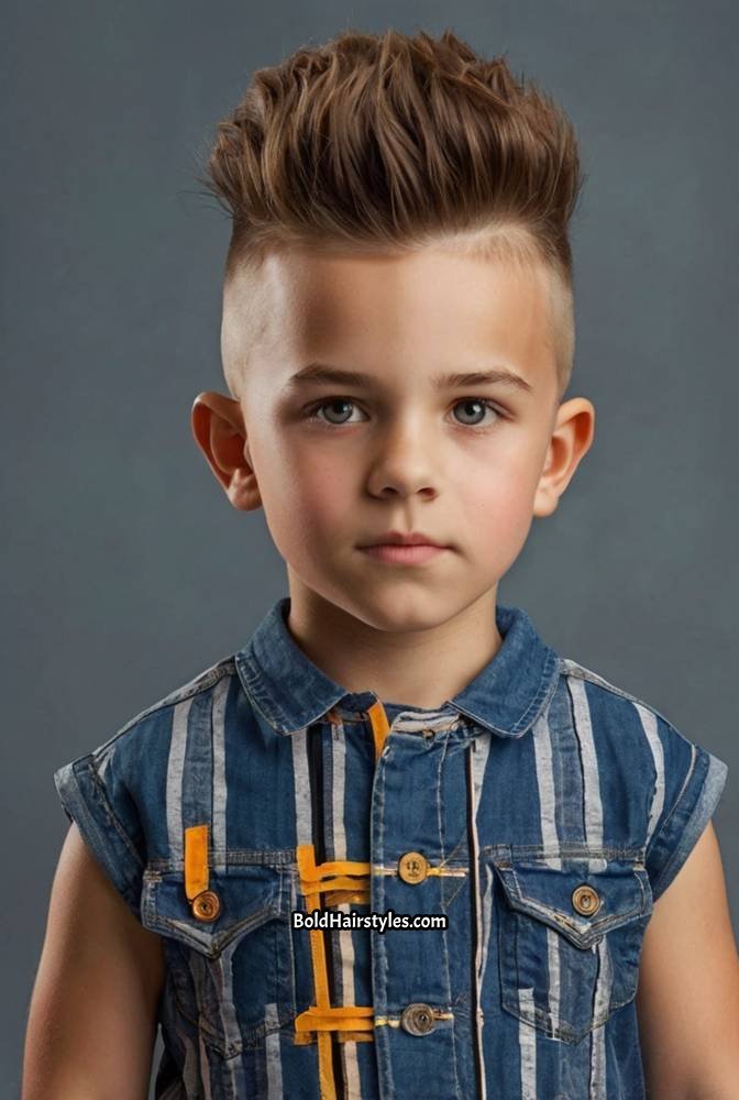 23. Mohawk with a Fun Fade