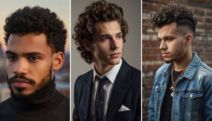 24 Trendsetting Curly Hairstyles for Men This Year