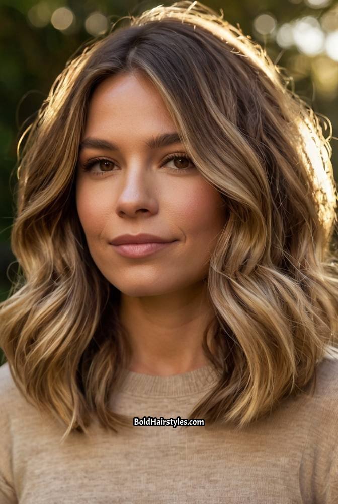 24. Bronde Balayage for a Natural Glow