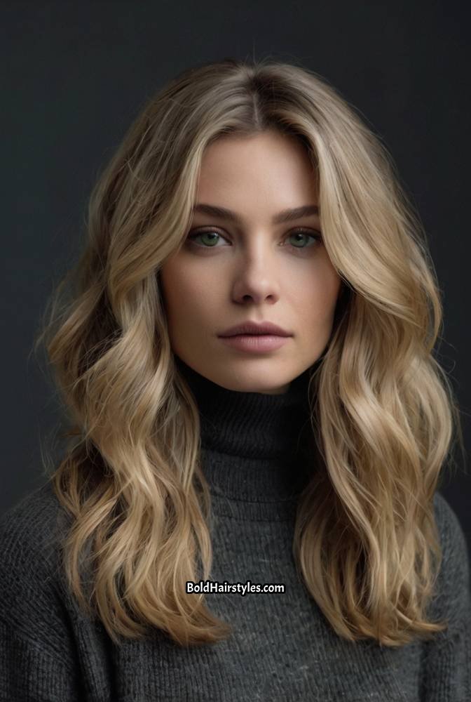3. Ash Blonde with Dark Roots