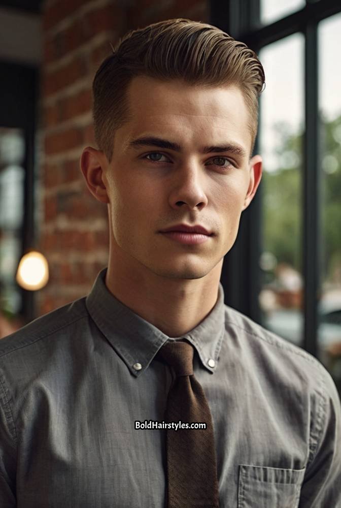 3. Classic Crew Cut with Tapered Sides