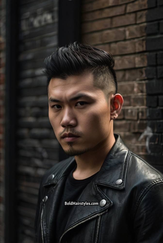 3. Mid Fade with Spiky Top