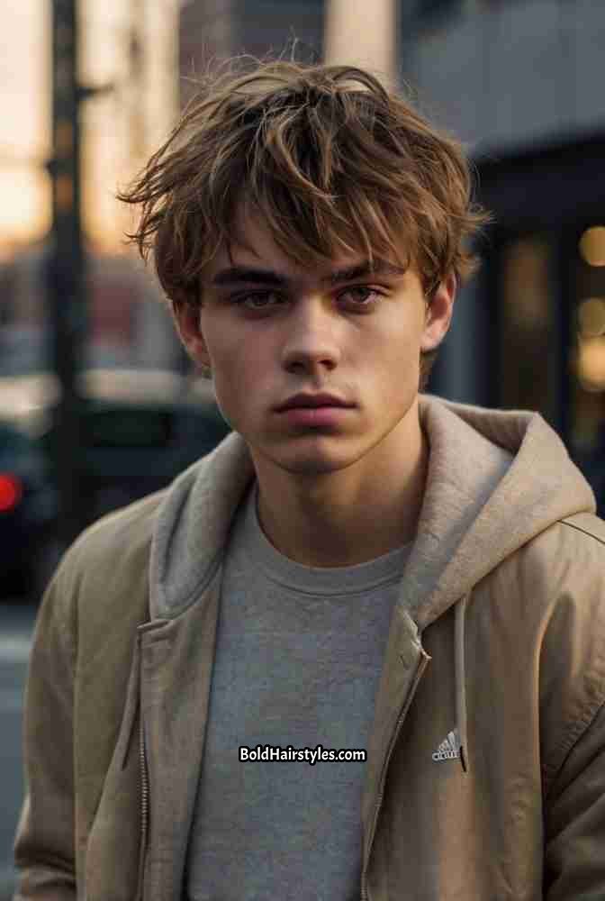 4. Messy Textured Fringe
