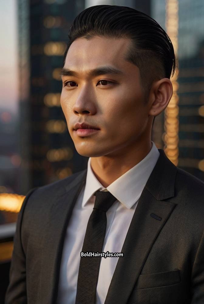4. Slicked-Back Undercut