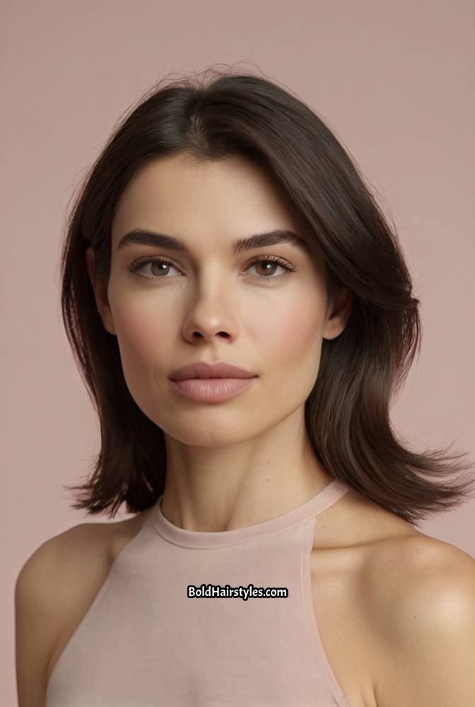 4. Waist-Length Straight Hair with Soft Layers