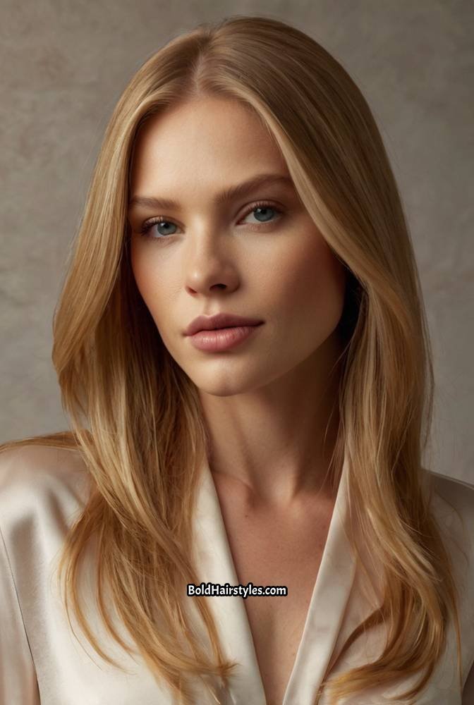 5. Straight Hair with Face-Framing Layers
