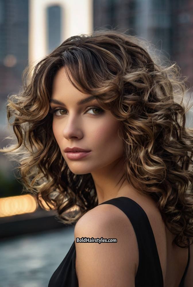 5. Wet and Wavy Wig with Voluminous Layers
