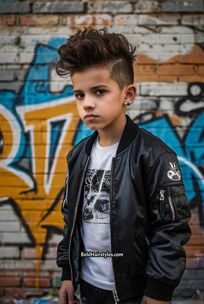 7. Faux Hawk for a Trendy Edge