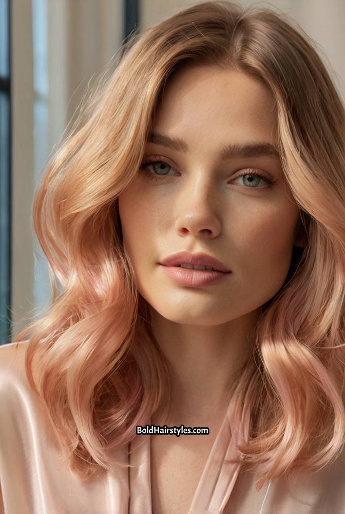 7. Peach Champagne Lob