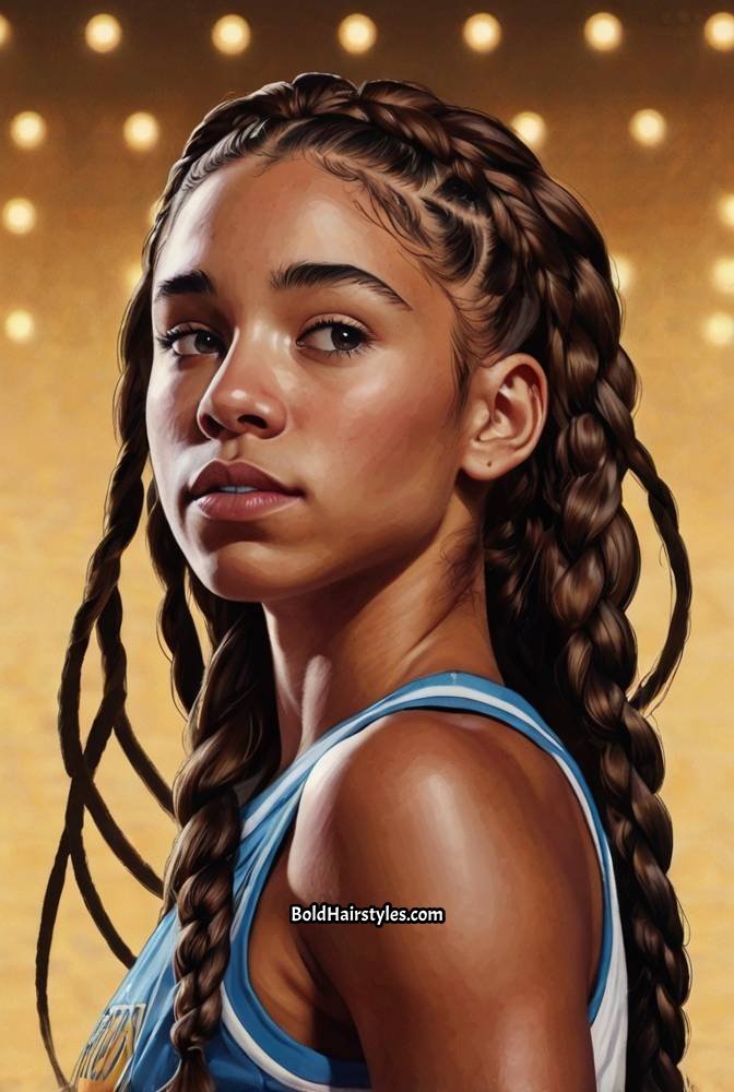 8. Half-Up Braided Crown