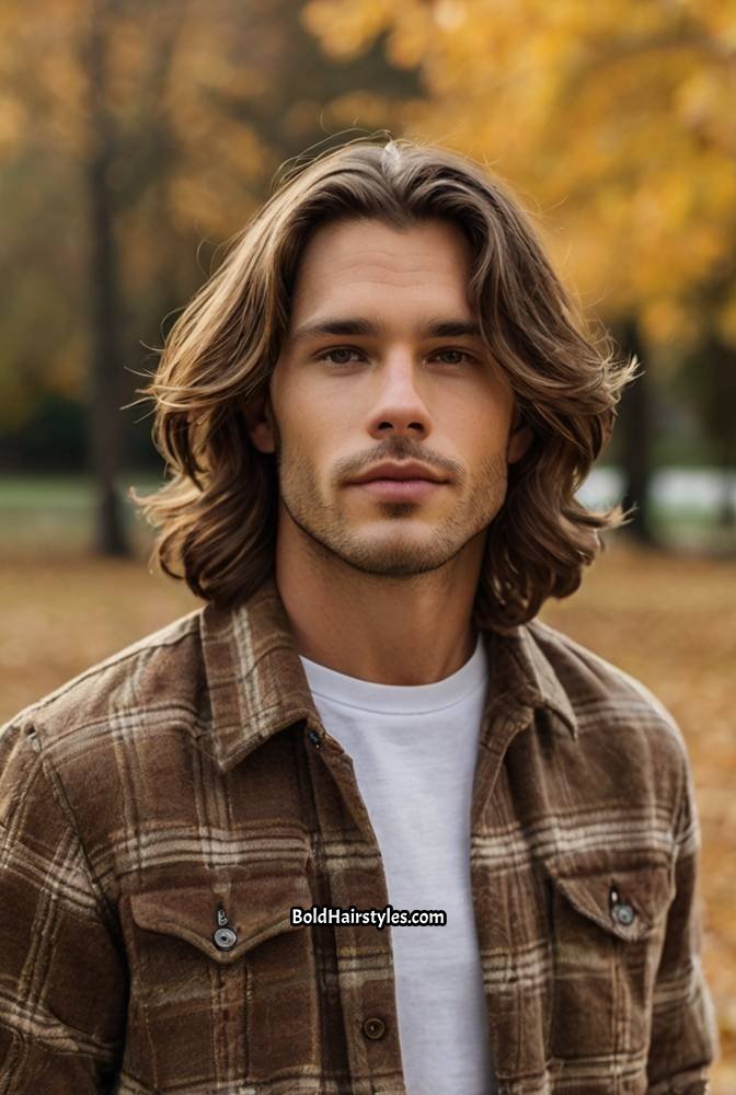 9. Long Layered Hairstyle for Thick Hair