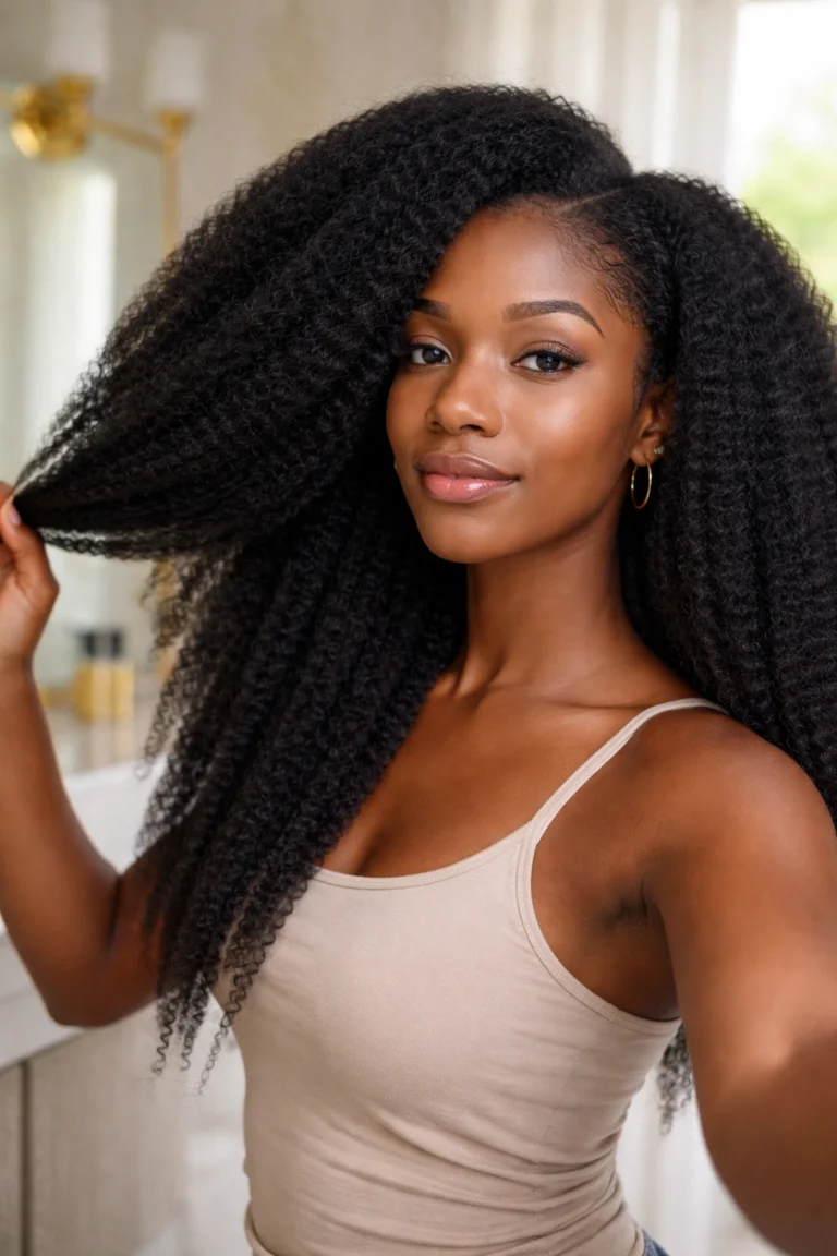 21 Wand Curls on 4C Natural Hair