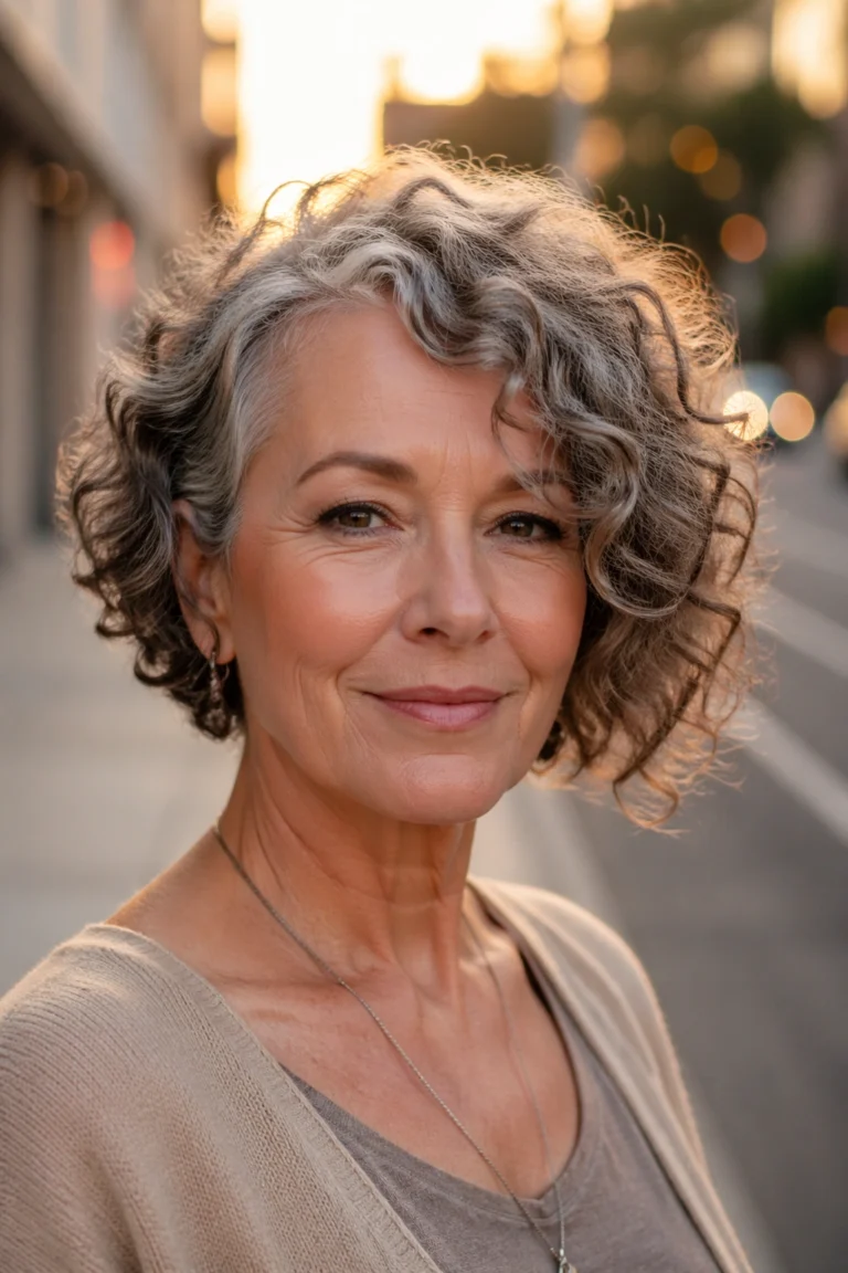 15 Curly Hairstyles for Women Over 60