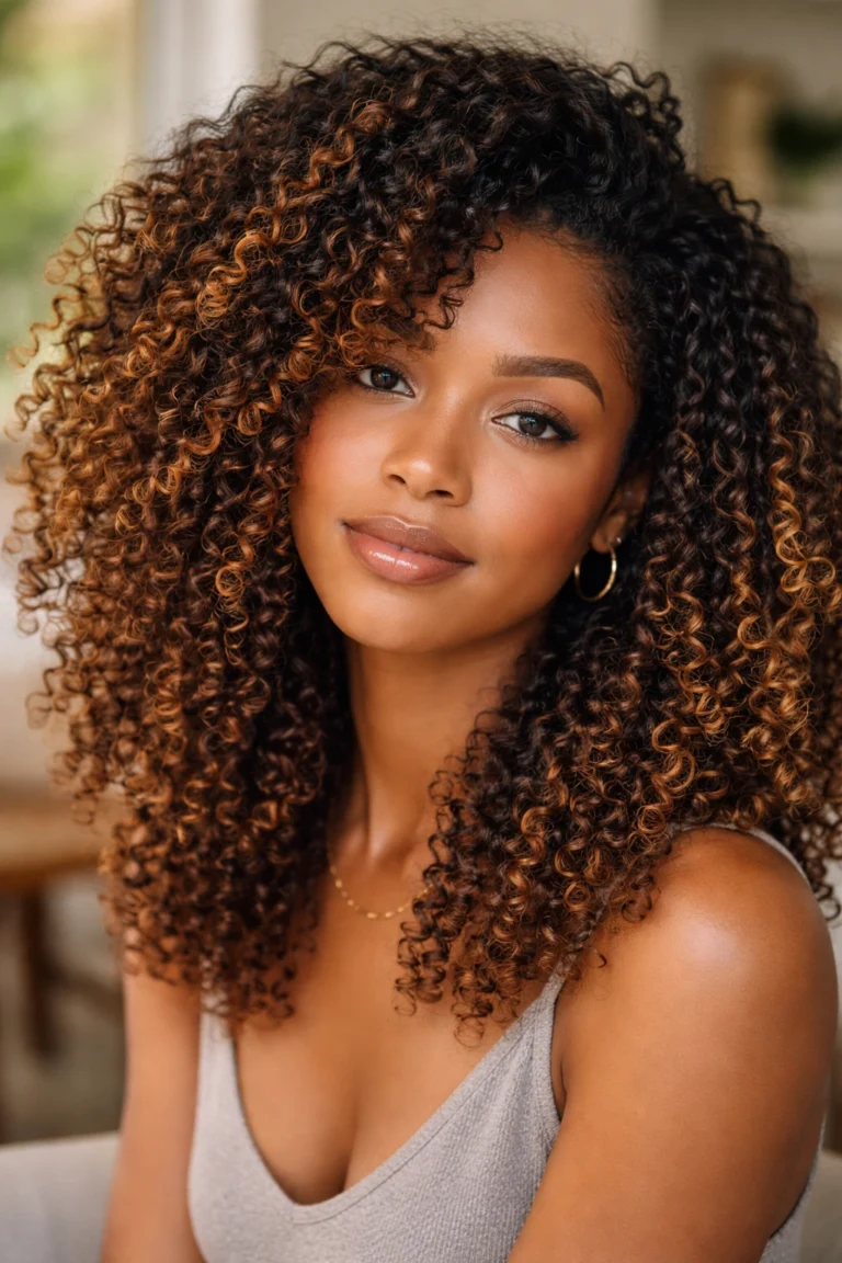 27 Balayage Ideas for Curly Natural Hair