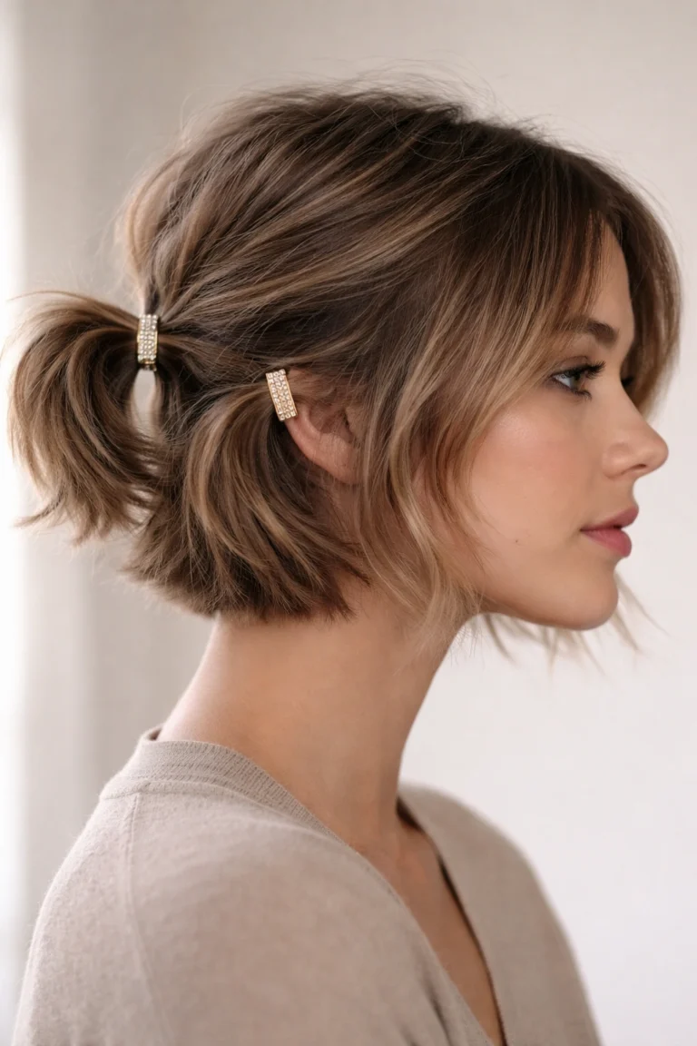 25 Double Ponytails for Short Hair