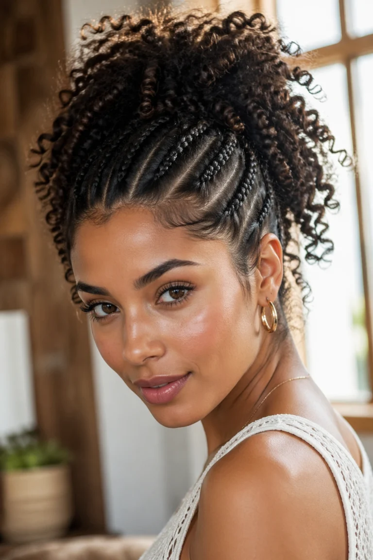 12 Braided Curly Styles With Attitude