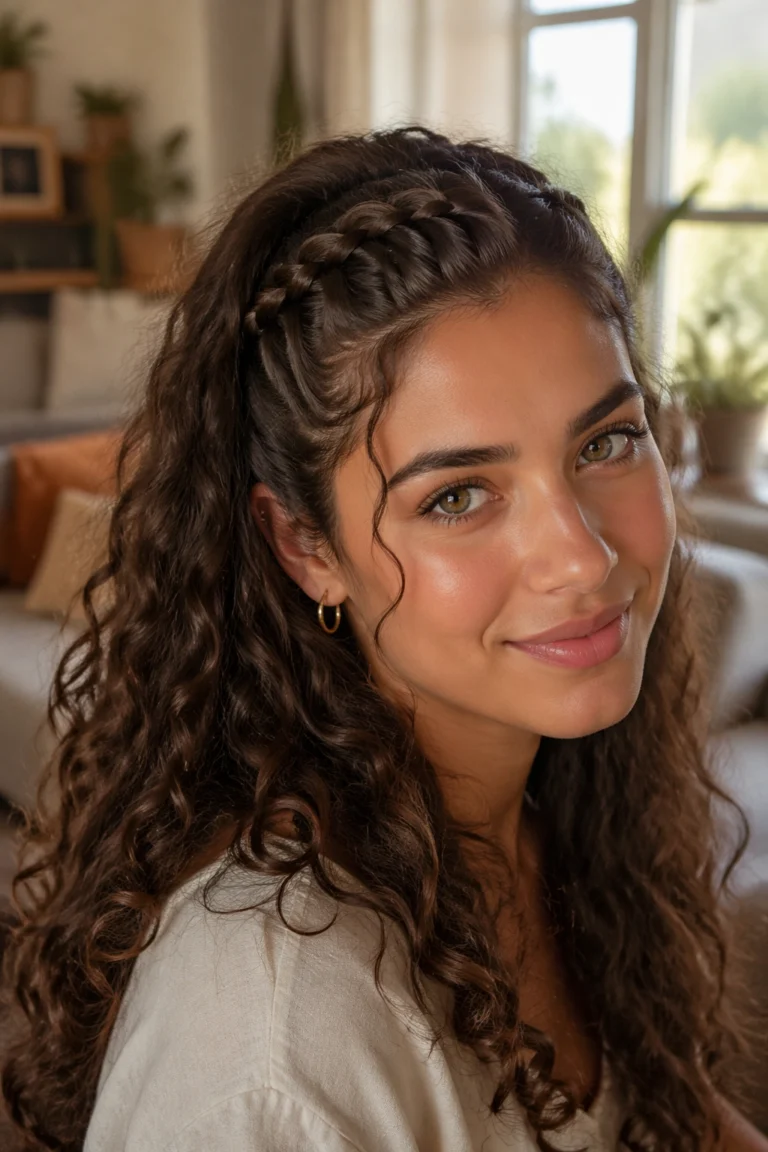 20 Boho Curly Hairstyles for a Relaxed Vibe