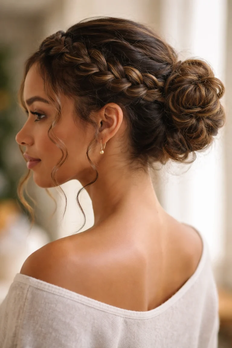 16 Long Curly Updos That Look Polished
