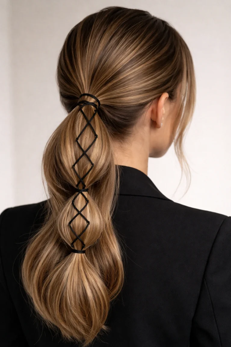 27 Bubble Low Ponytails for a Trendy Look