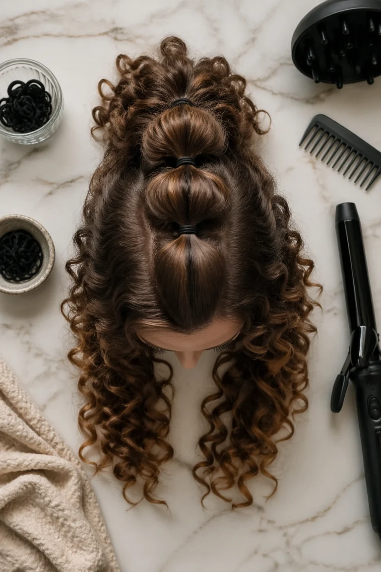 15 Half Up Half Down Curly Updos