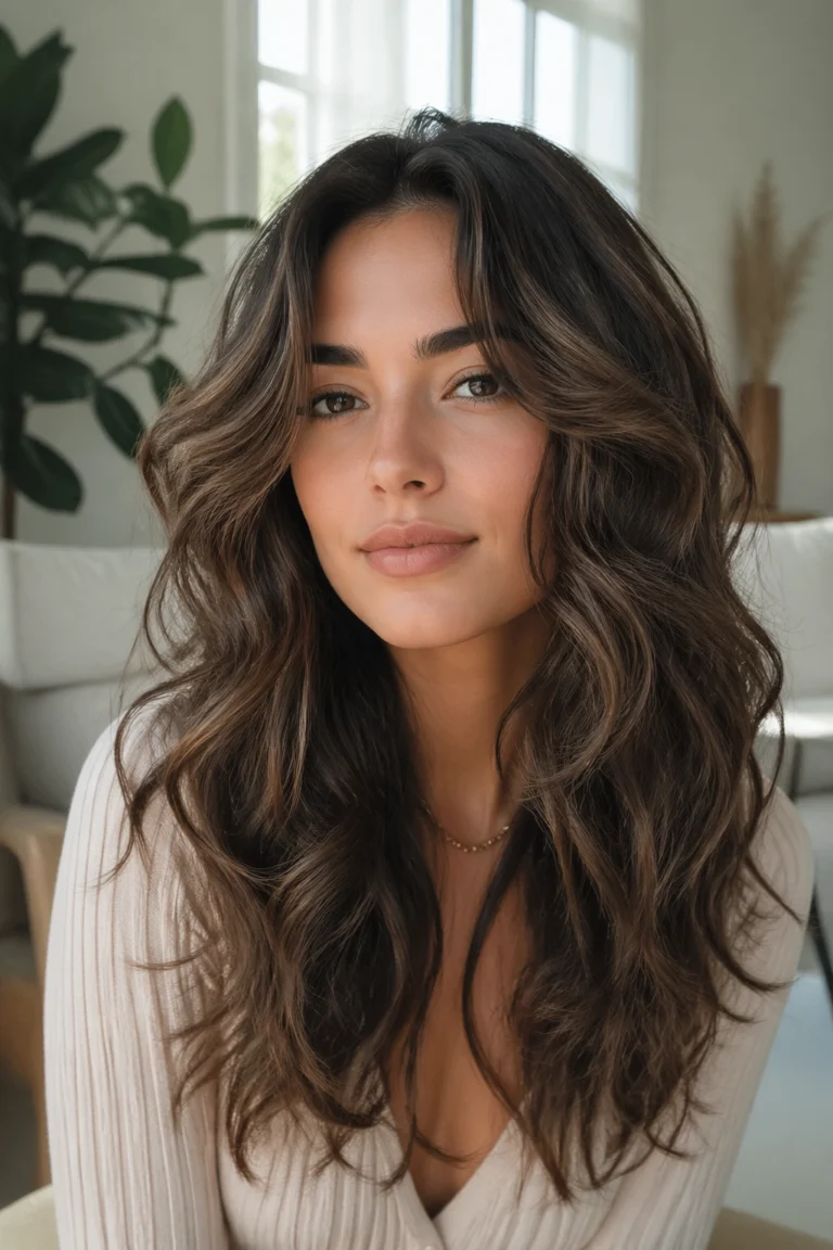 15 Long Hairstyles for 2b Wavy Curly Hair