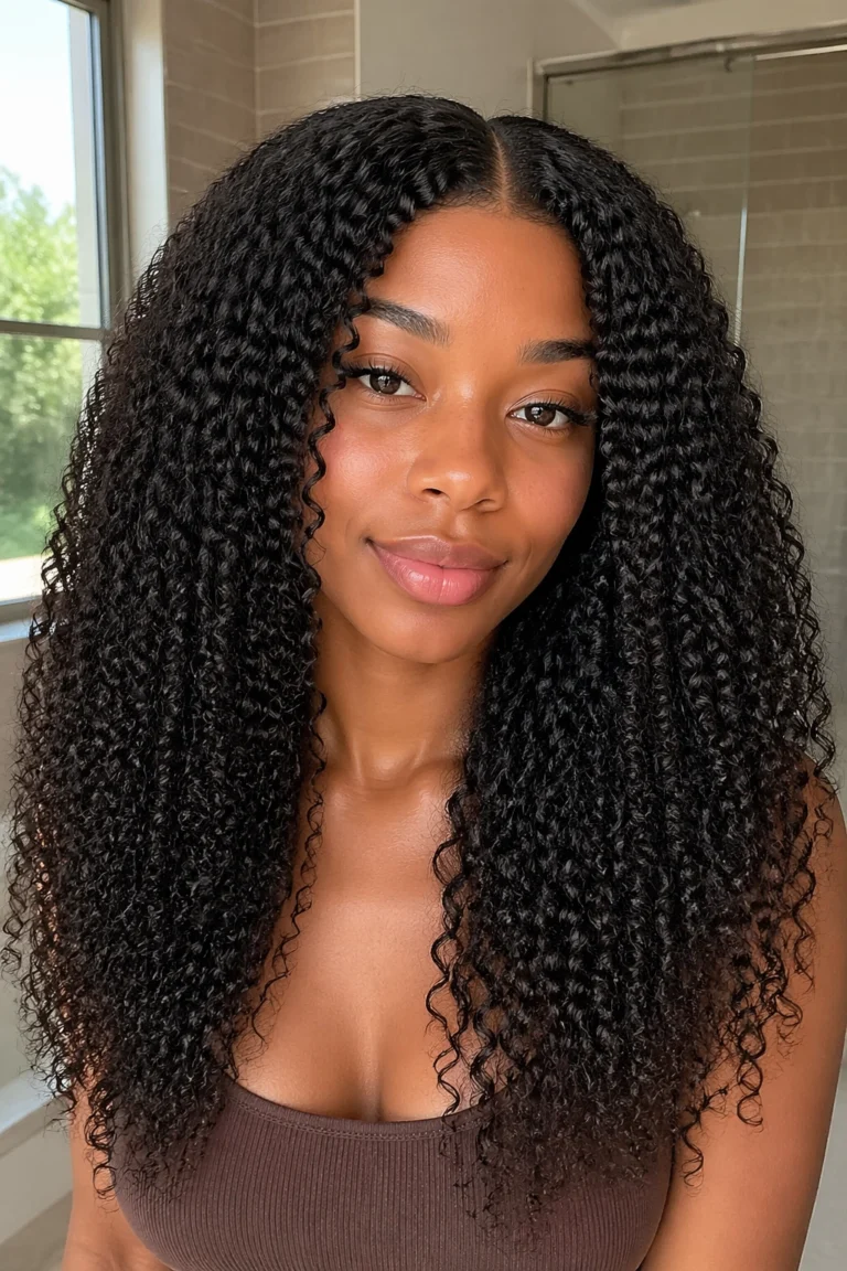 20 Long Curly Hairstyles for Black Women