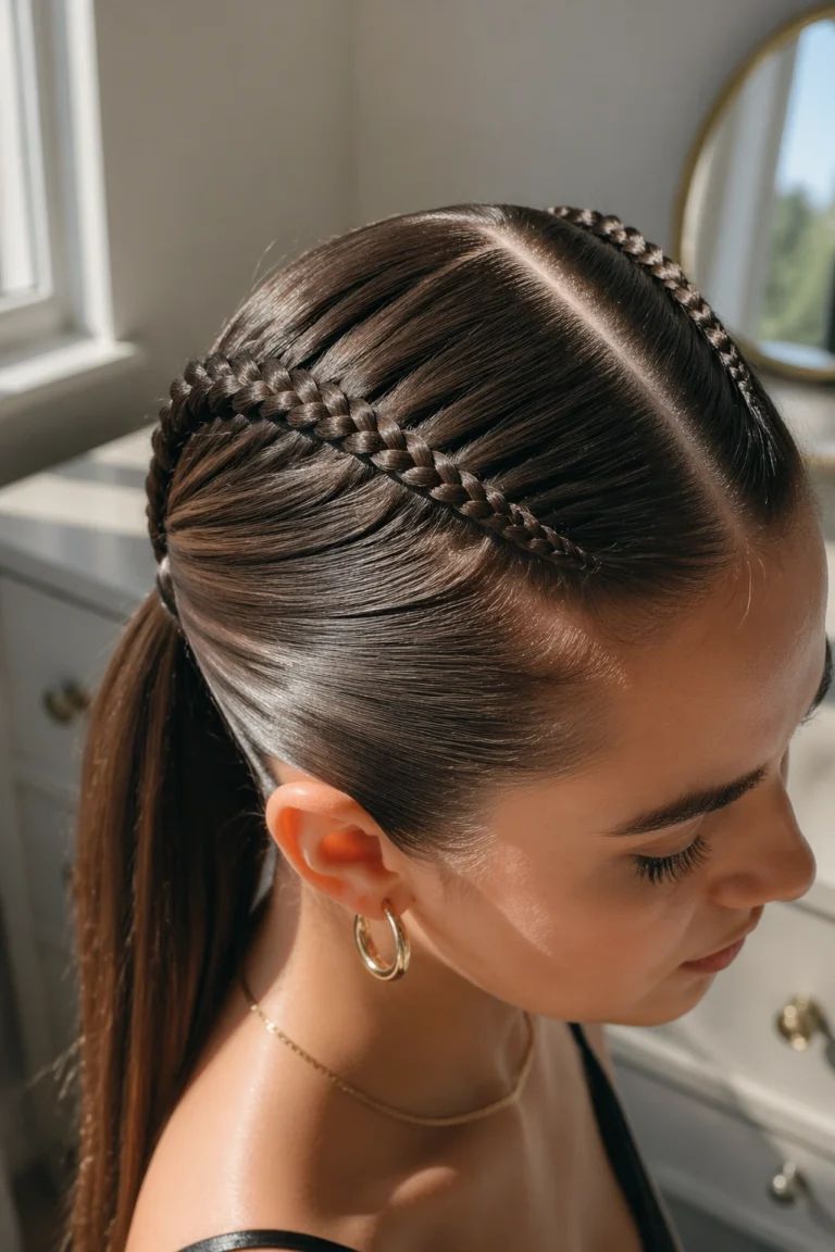23 Double Braided Ponytails for Any Occasion