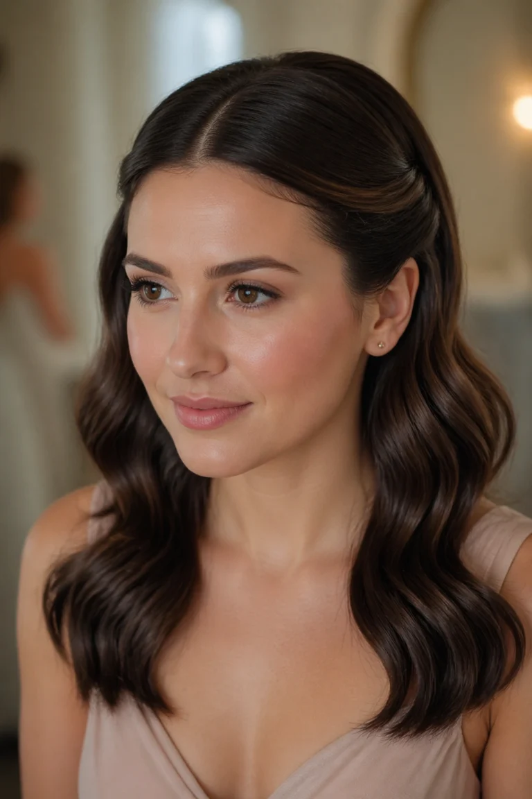 25 Medium Wavy Styles for Bridesmaids