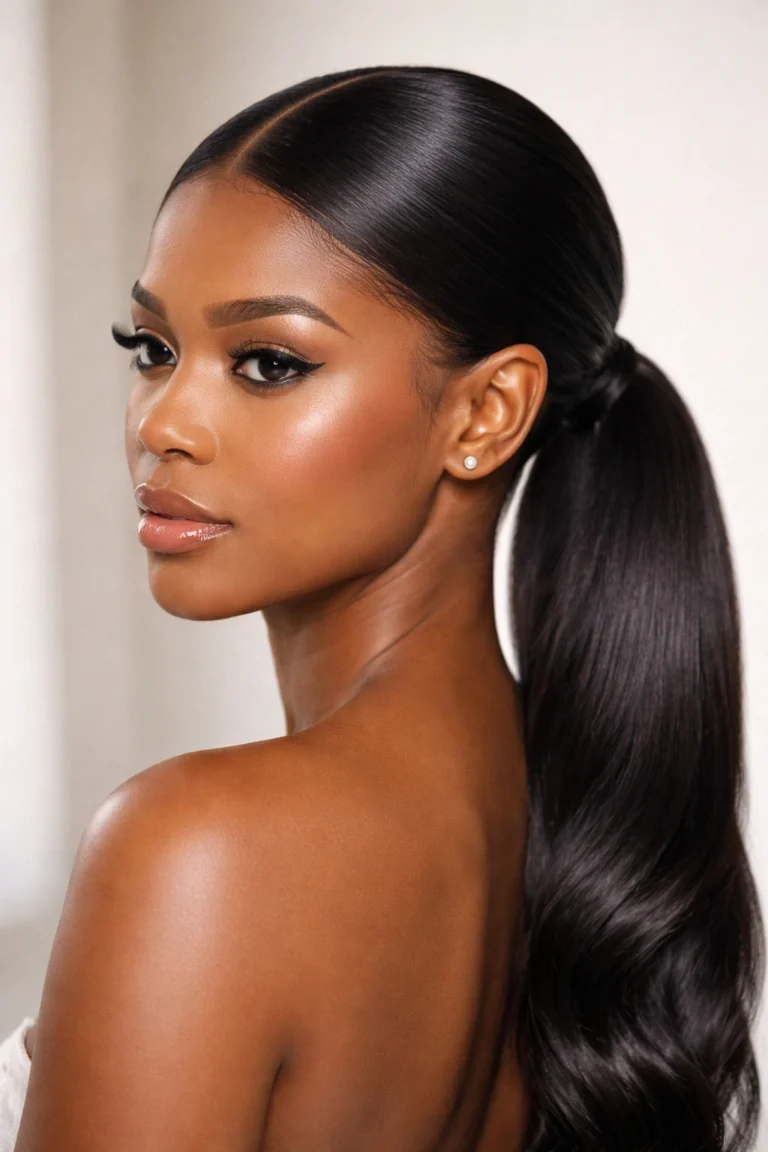 27 Sleek Ponytails for Afro Hair