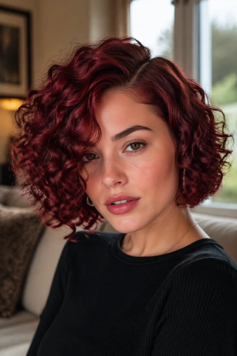12 Red Curly Bob Hairstyles