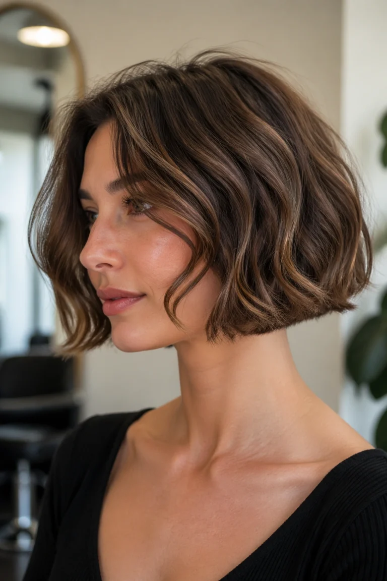 35 Wavy Bob Cuts for Thick Hair