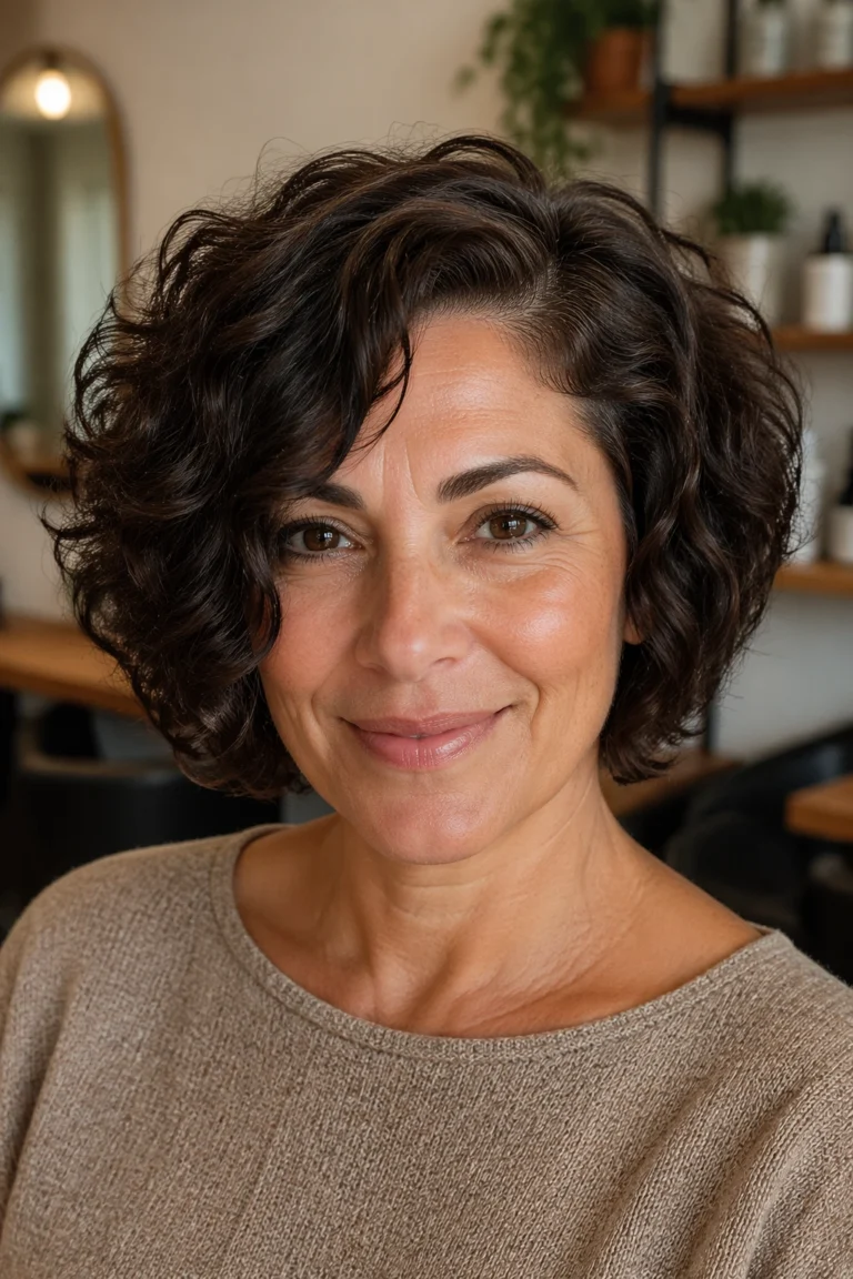 15 Stacked Bob Hairstyles for Curly Hair