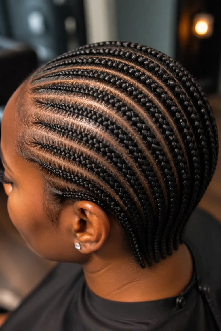 22 Small Stitch Cornrow Styles