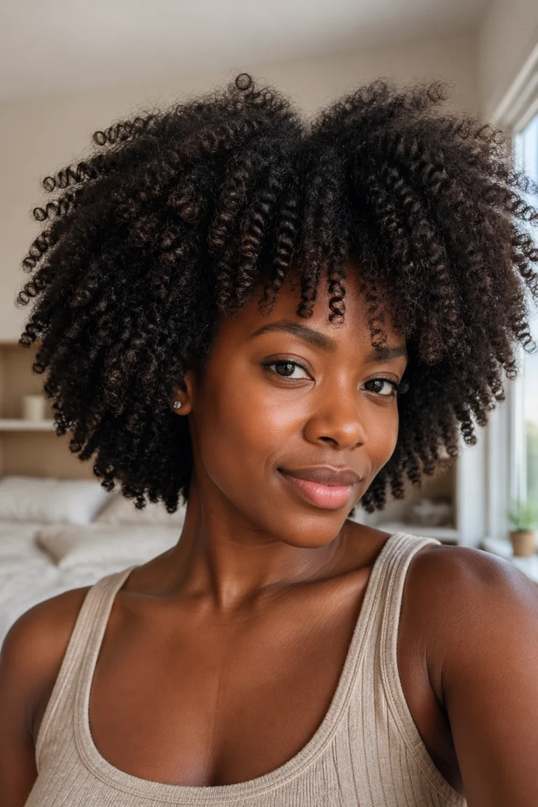 24 Curly Afro Hairstyles for Natural Hair