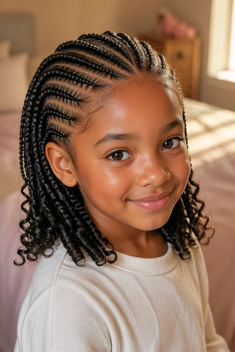 25 Easy Cornrow Styles for Kids