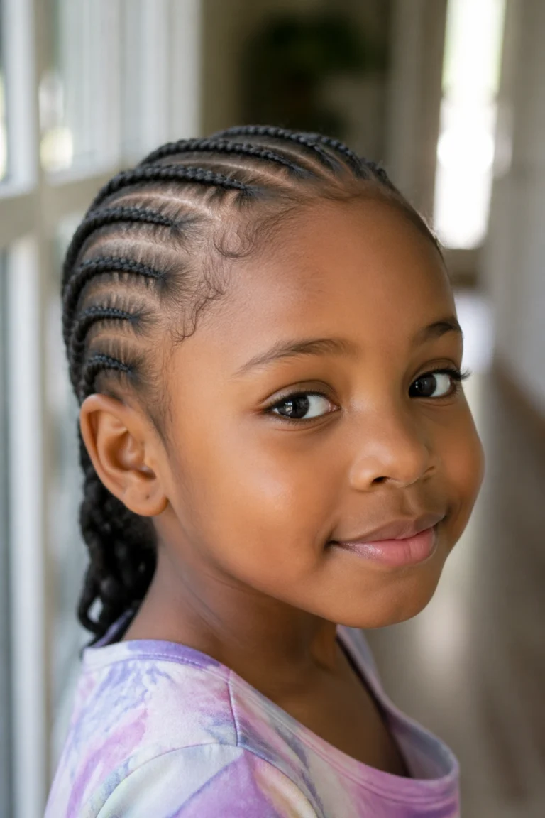 22 Simple Cornrows for Kids
