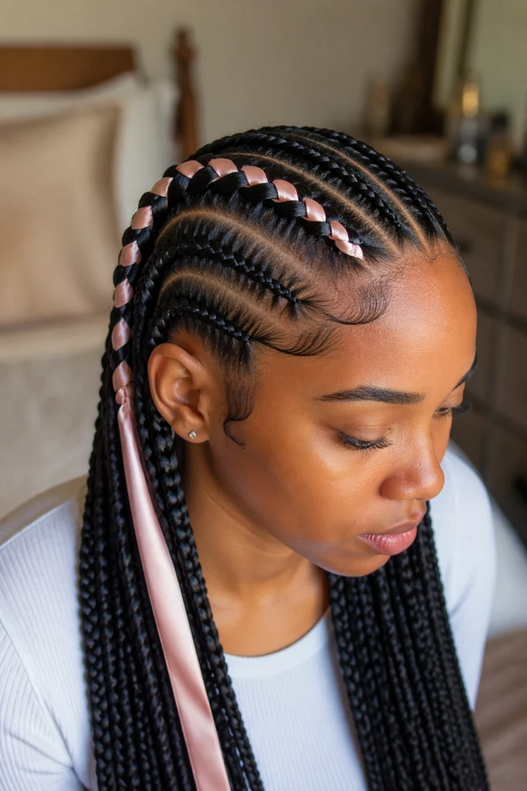 22 Straight Back Cornrows for Long Hair