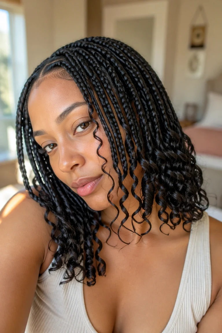 21 Braids With Curls at the End for Women