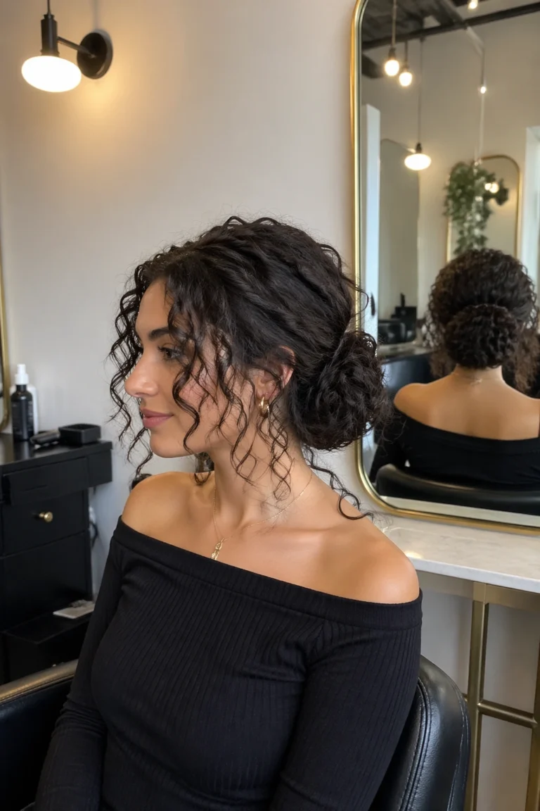 15 Prom Updos for Curly Hair