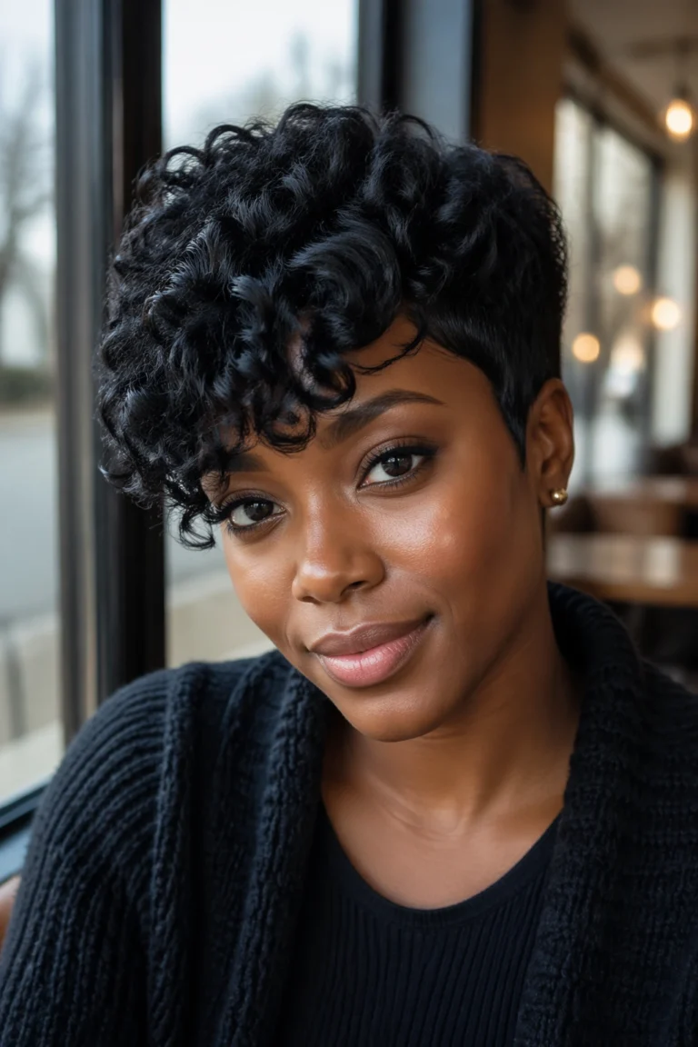 20 Short Curly Hairstyles for Black Women