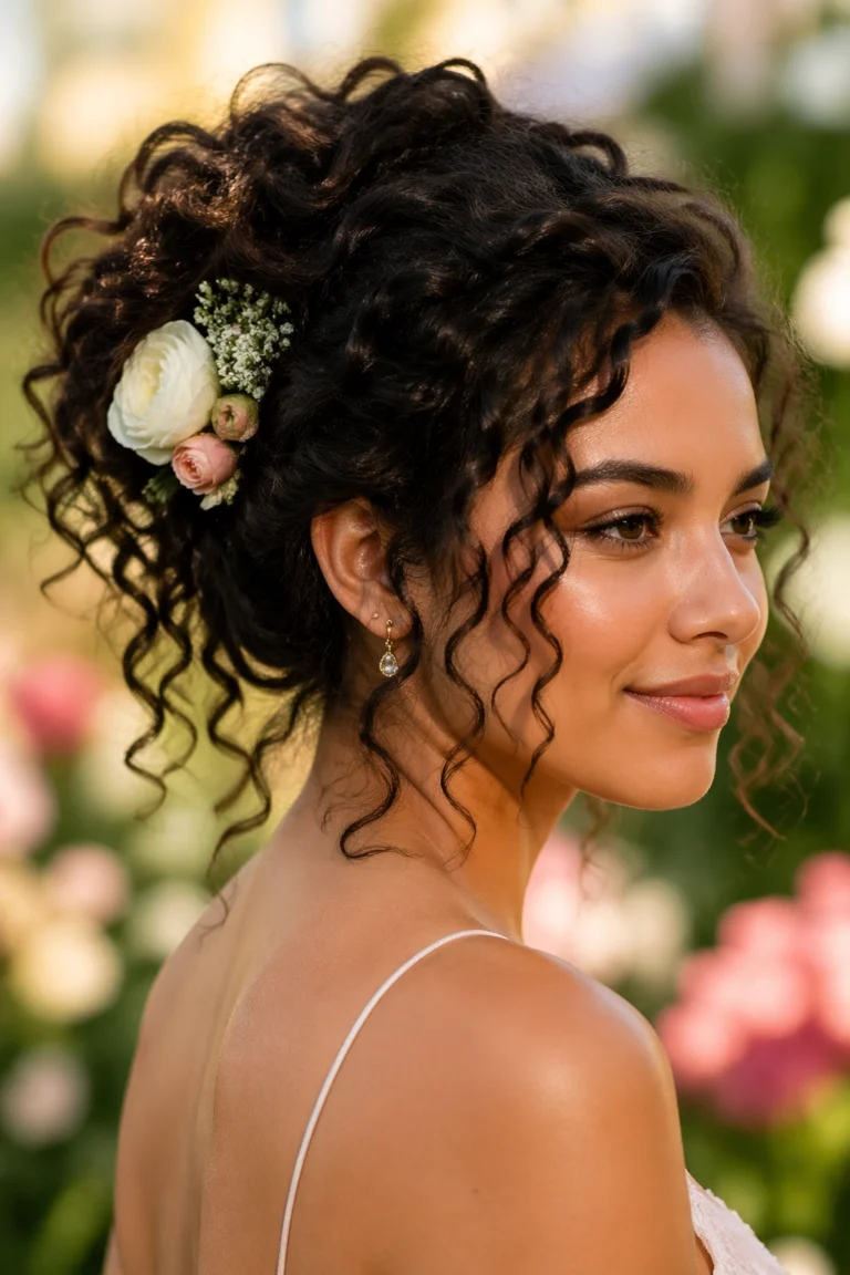 15 Dressy Curly Updos for Any Event