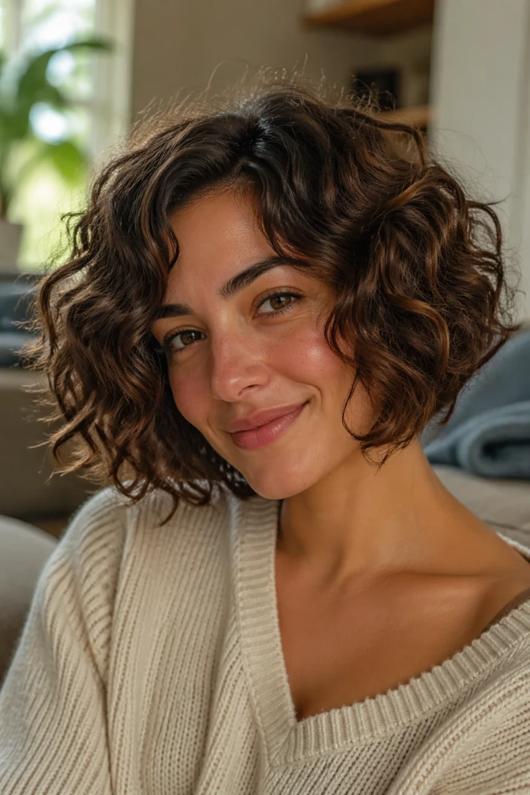 35 Wavy Bob Haircuts for Round Faces