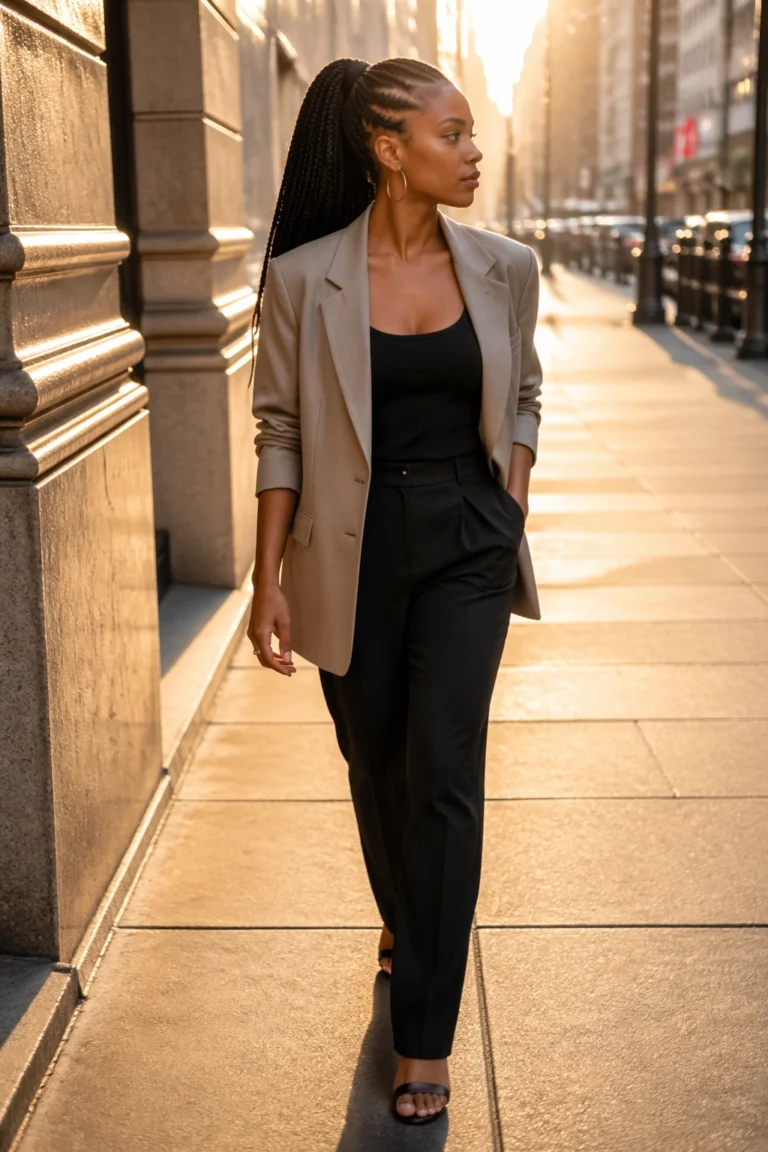 25 High Cornrow Ponytails for Black Women