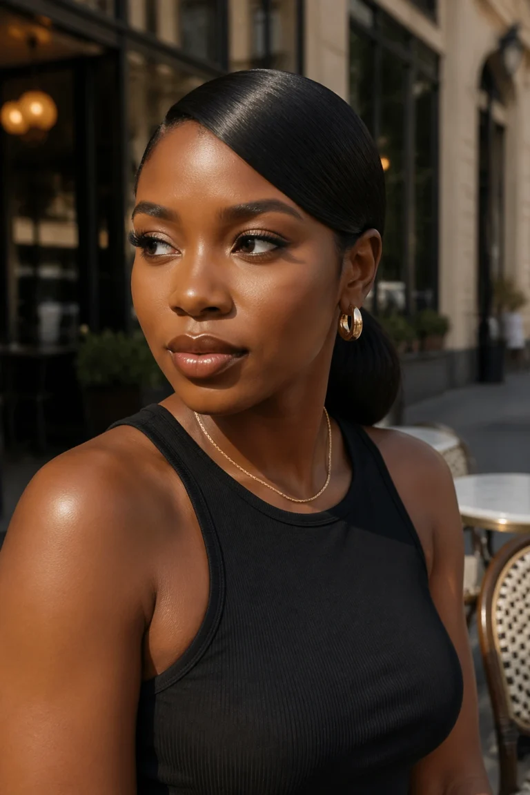 25 Sleek Weave Ponytails for Black Women