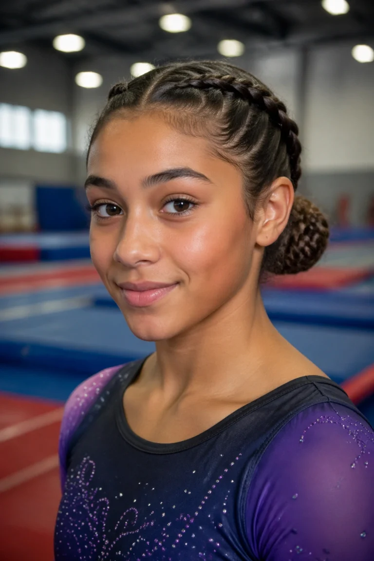 12 Gymnastics Hairstyles for Curly Hair