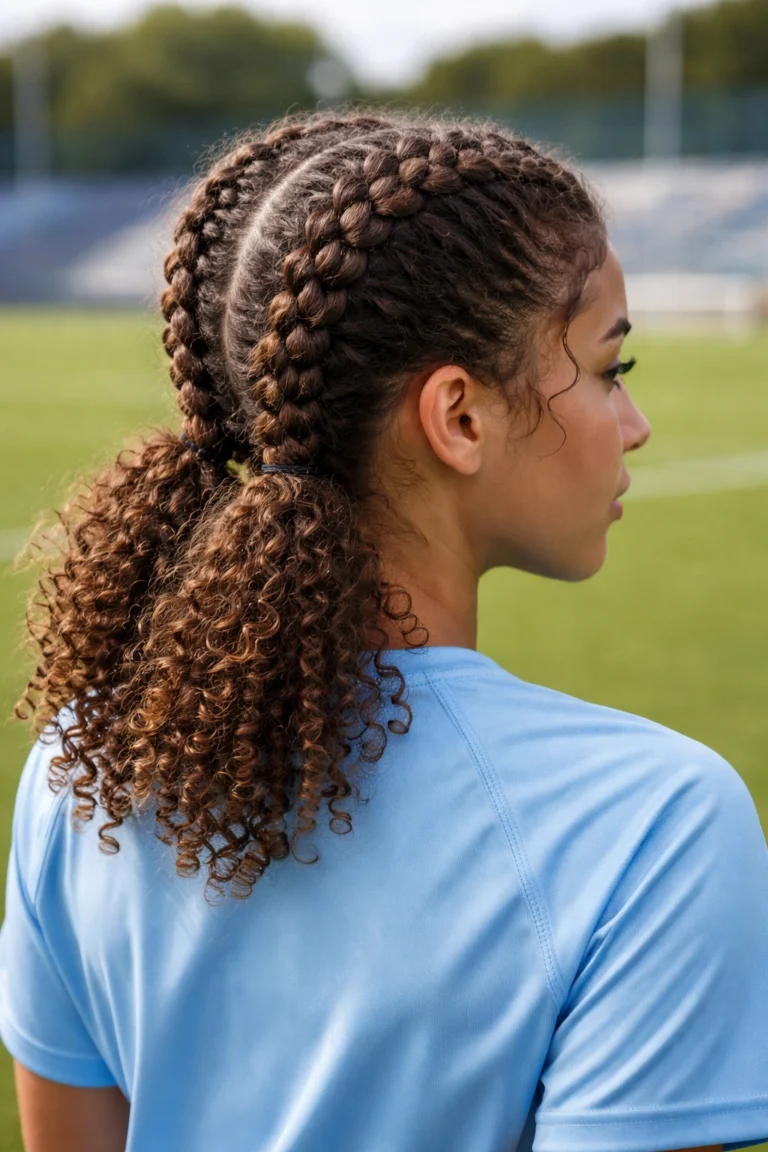 12 Soccer Hairstyles for Curly Hair