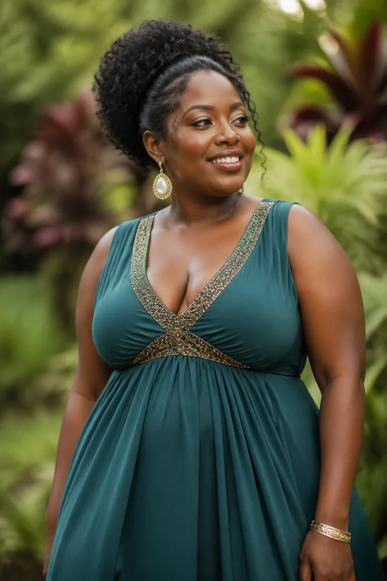 22 Afro Fashion Ideas for Curvy Women