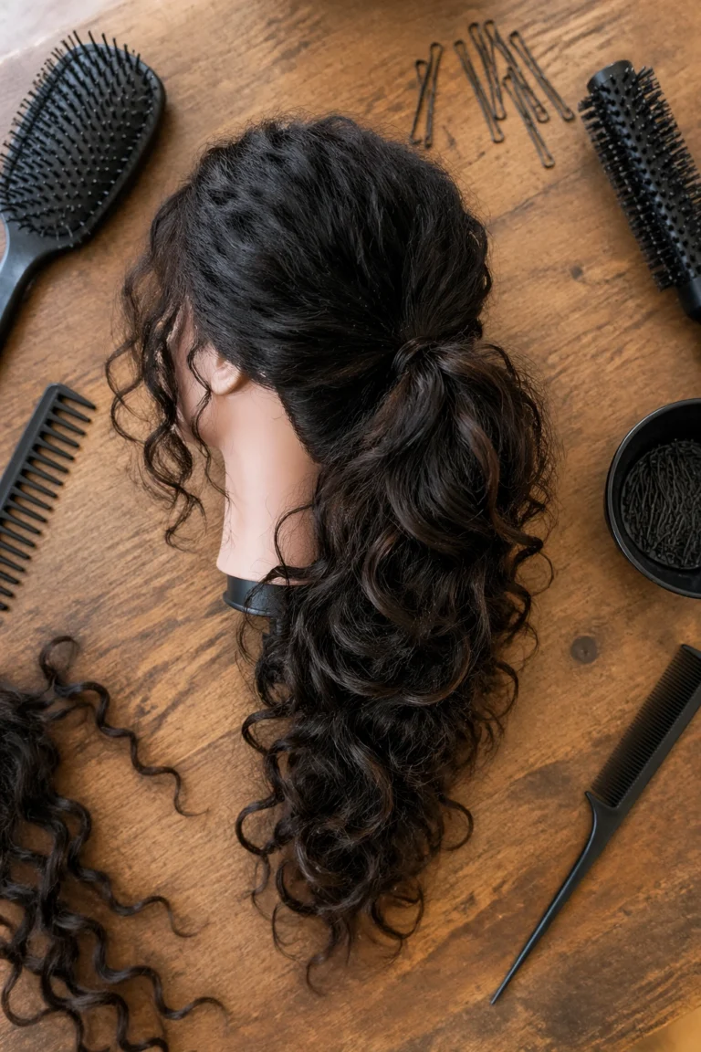 23 Sleek Mid Weave Ponytails for Curly Hair